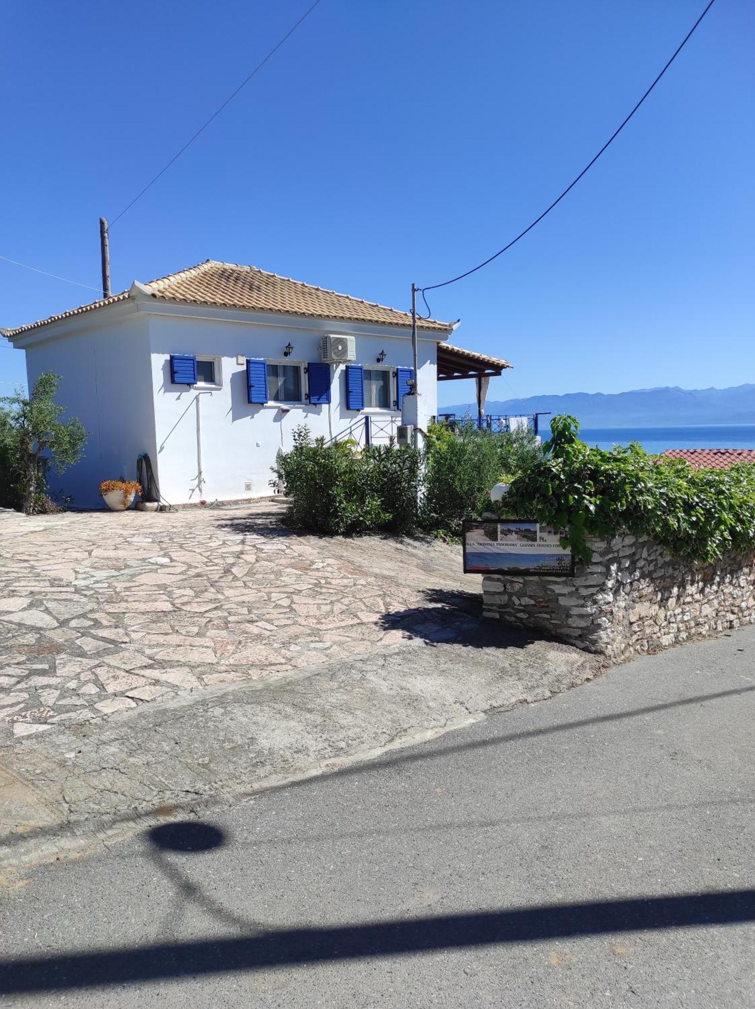 Villa Panorama Michalis Haikos Two Minutes Walk To The Beach Peroulia Kómboi Extérieur photo